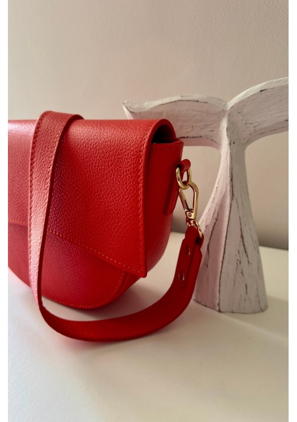 Bolso piel coral