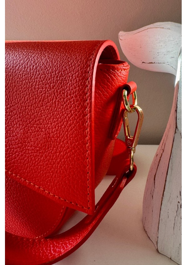 Bolso piel coral