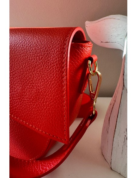 Bolso piel coral