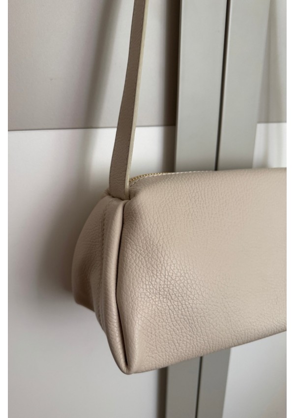 Bolso piel blanco roto