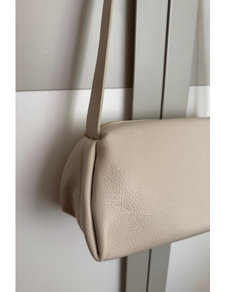 Bolso piel blanco roto