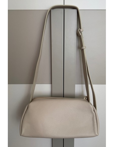 Bolso piel blanco roto