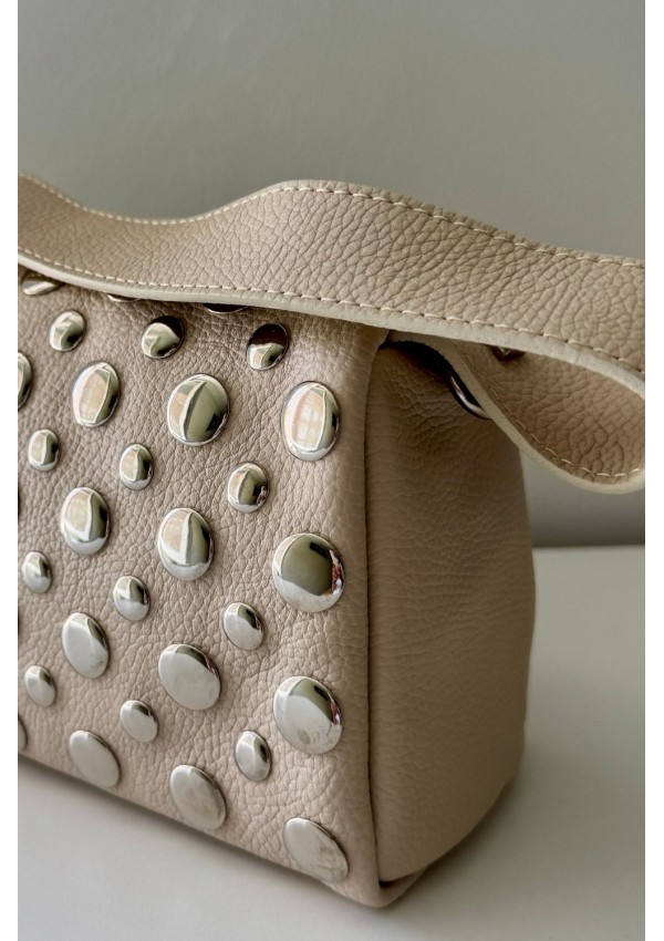 Bolso TACHAS beige