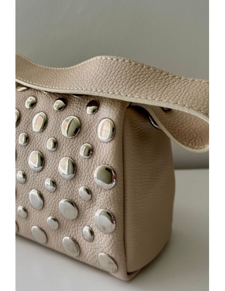 Bolso TACHAS beige
