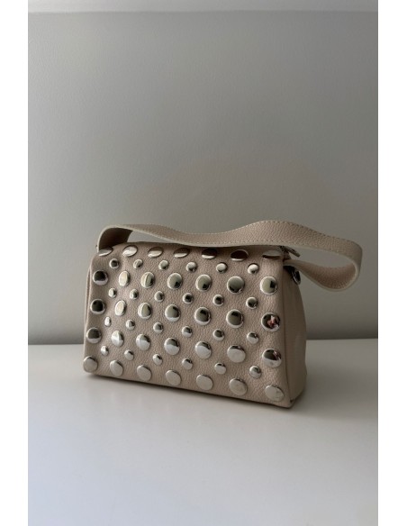 Bolso TACHAS beige