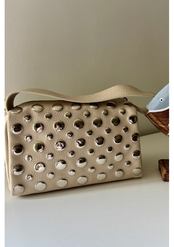 Bolso TACHAS beige