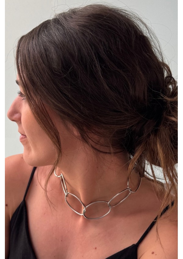 Gargantilla OVAL plata