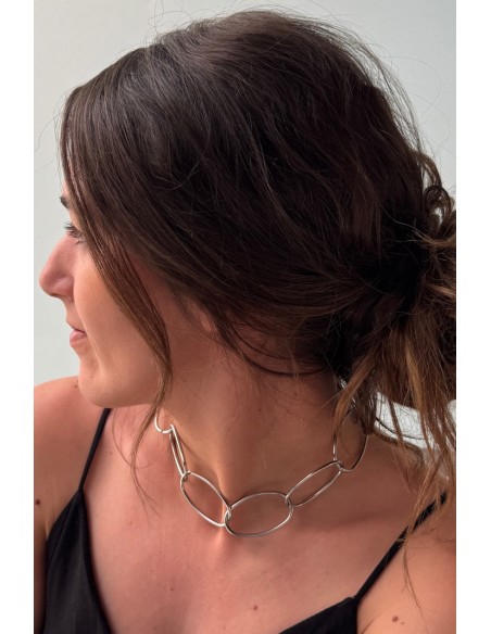 Gargantilla OVAL plata