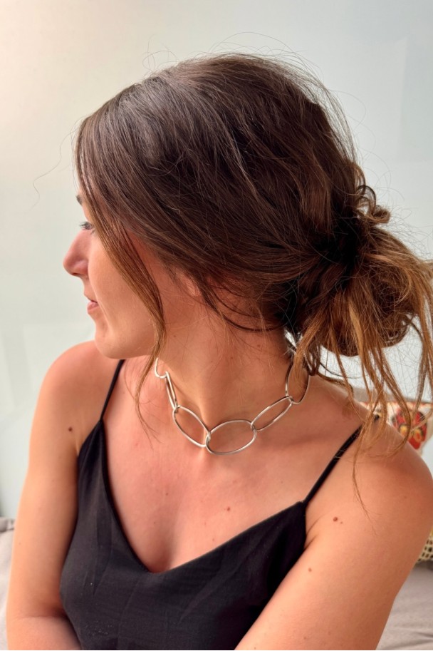 Gargantilla OVAL plata