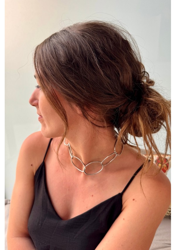Gargantilla OVAL plata