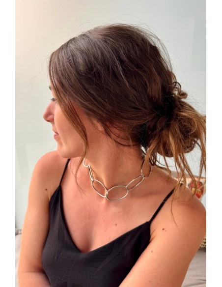 Gargantilla OVAL plata