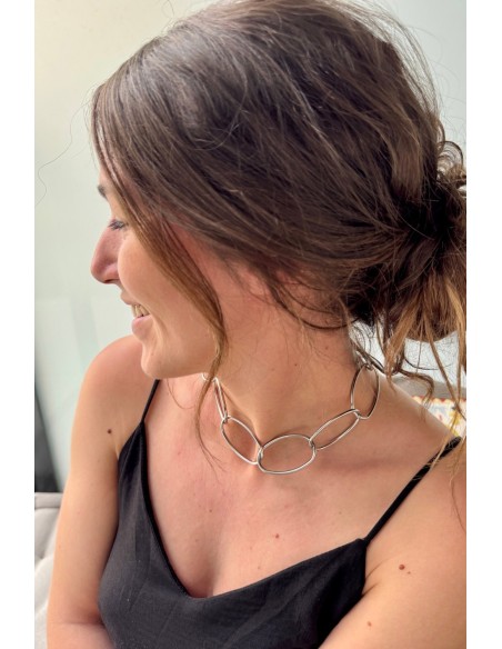Gargantilla OVAL plata