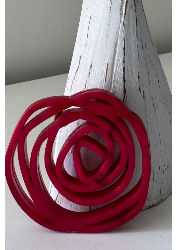 Broche Rosa Roja