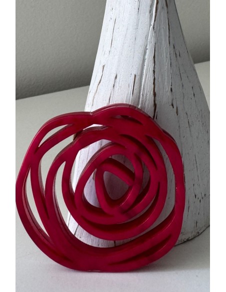 Broche Rosa Roja