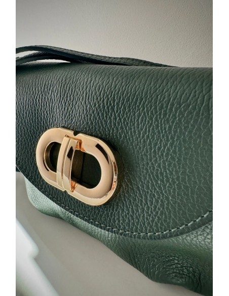 Bolso piel verde