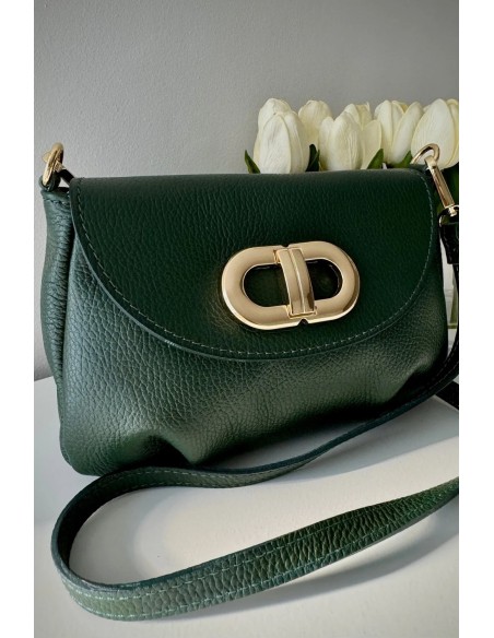Bolso piel verde