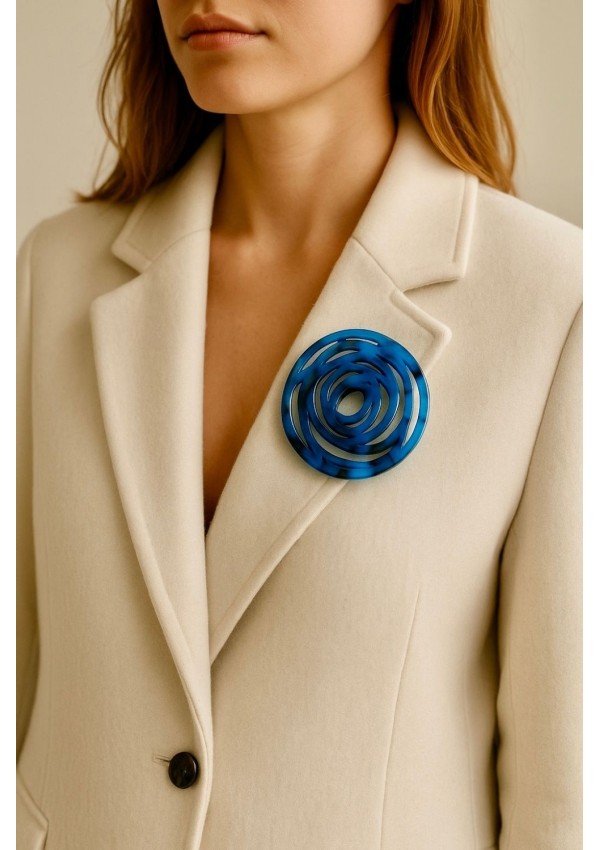 Broche Rosa Azul