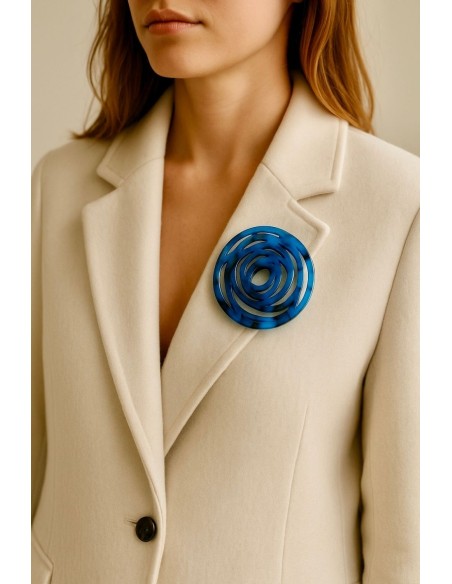 Broche Rosa Azul