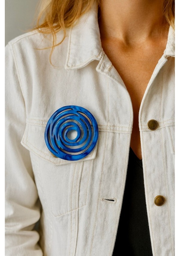 Broche Rosa Azul