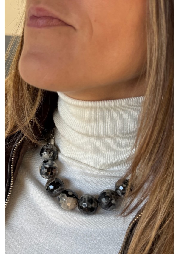 Collar Colección PITÓN negro