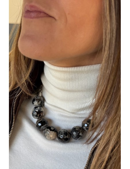 Collar Colección PITÓN negro