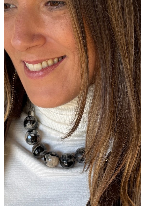 Collar Colección PITÓN negro