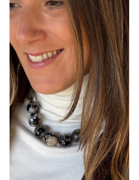 Collar Colección PITÓN negro