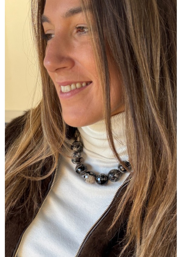 Collar Colección PITÓN negro