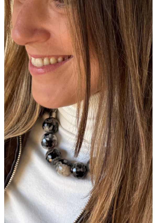 Collar Colección PITÓN negro