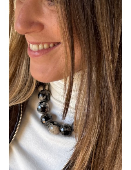 Collar Colección PITÓN negro