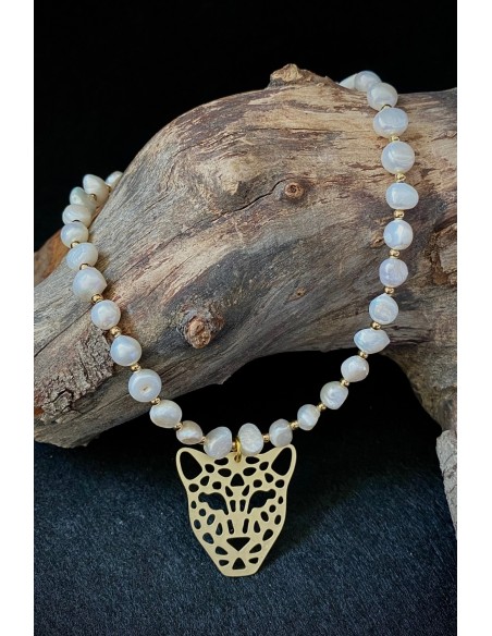 Gargantilla Colección ÁFRICA perlas