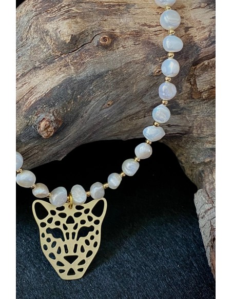 Gargantilla Colección ÁFRICA perlas