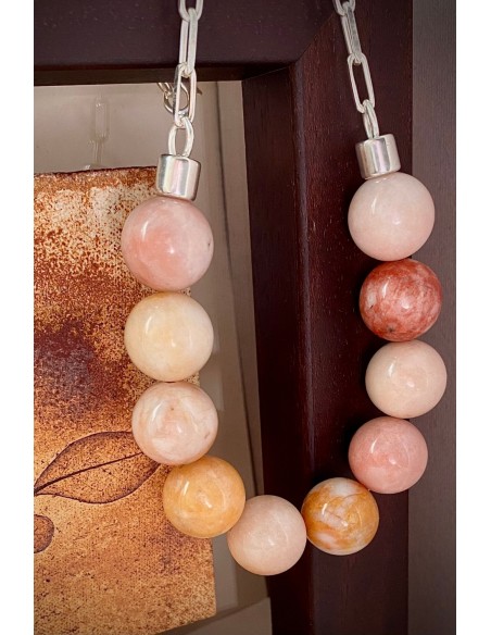 Collar Ágata marrón