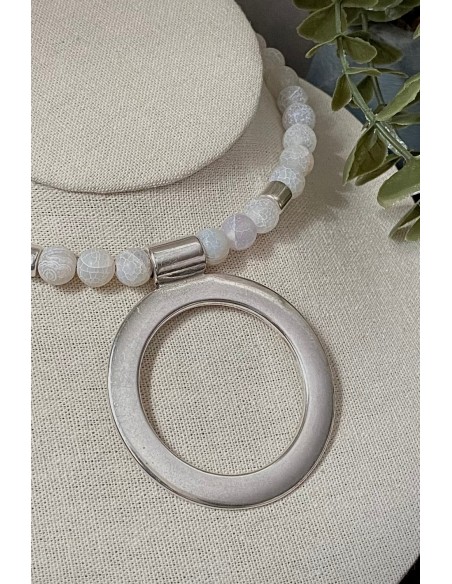 Gargantilla Colección MIA blanca