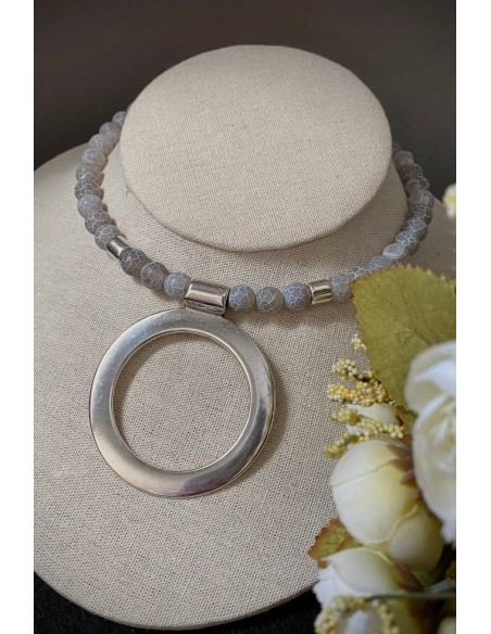 Gargantilla Colección MIA gris