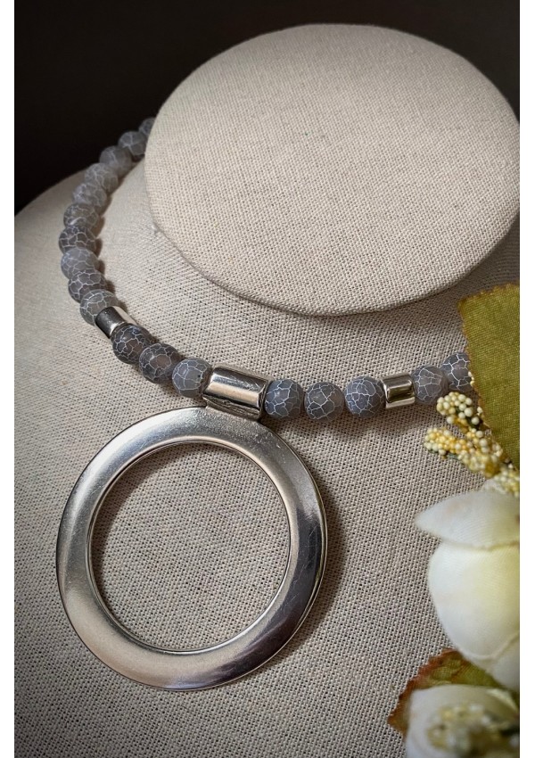 Gargantilla Colección MIA gris