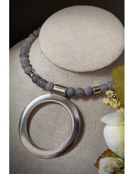 Gargantilla Colección MIA gris