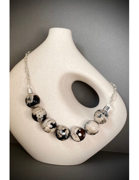 Collar Colección PITÓN negro