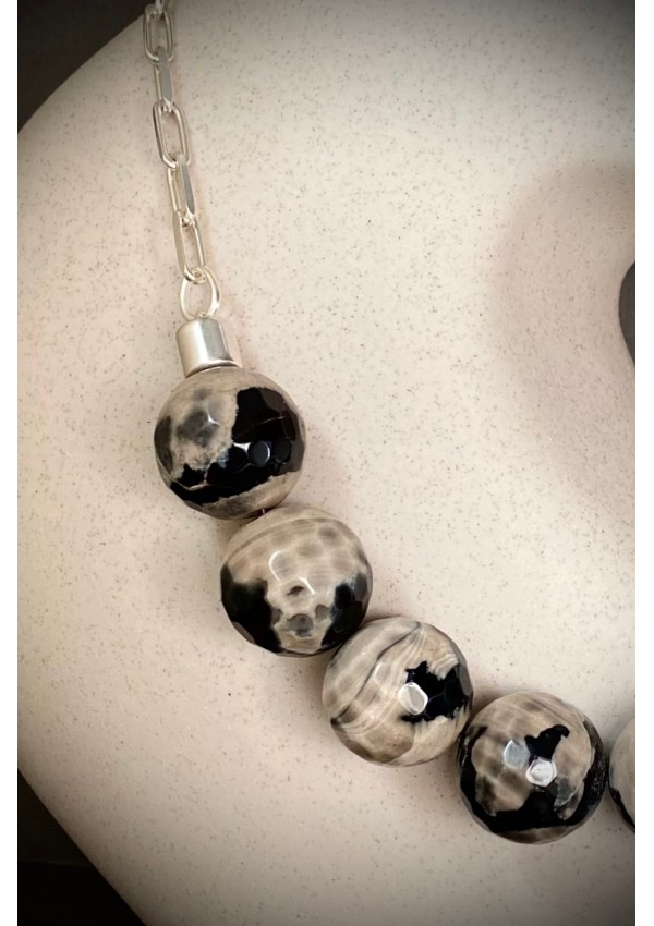 Collar Colección PITÓN negro