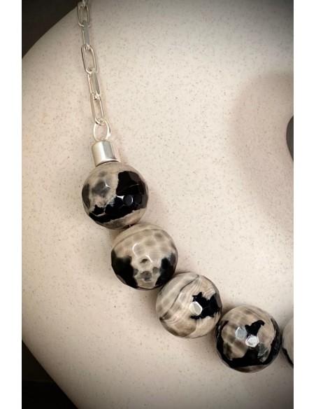 Collar Colección PITÓN negro