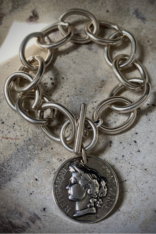 Pulsera Sándalo plata M