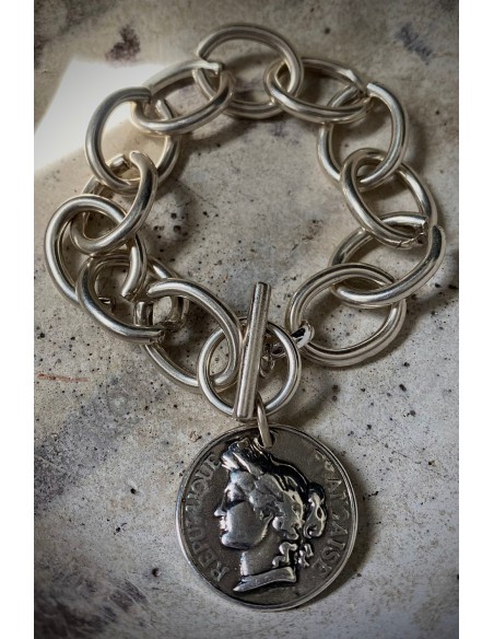 Pulsera Sándalo plata M