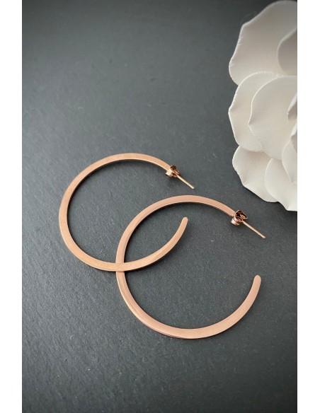 Pendientes Colección EROS acero oro