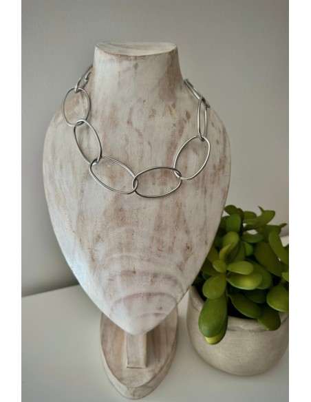 Gargantilla OVAL plata
