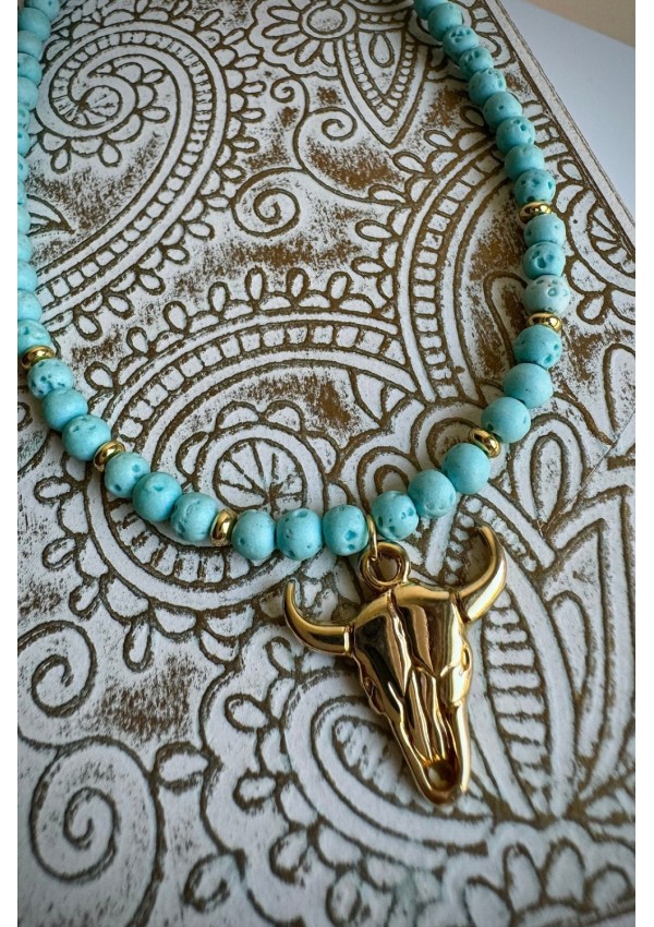 Collar Colección WEST turquesas