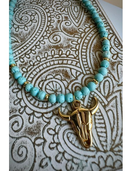 Collar Colección WEST turquesas