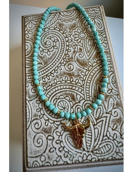 Collar Colección WEST turquesas
