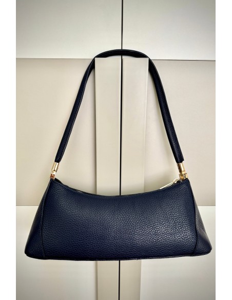 Bolso piel azul marino