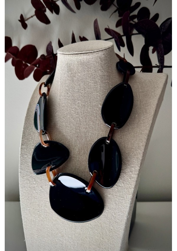 Collar Colección BRUMA Negro