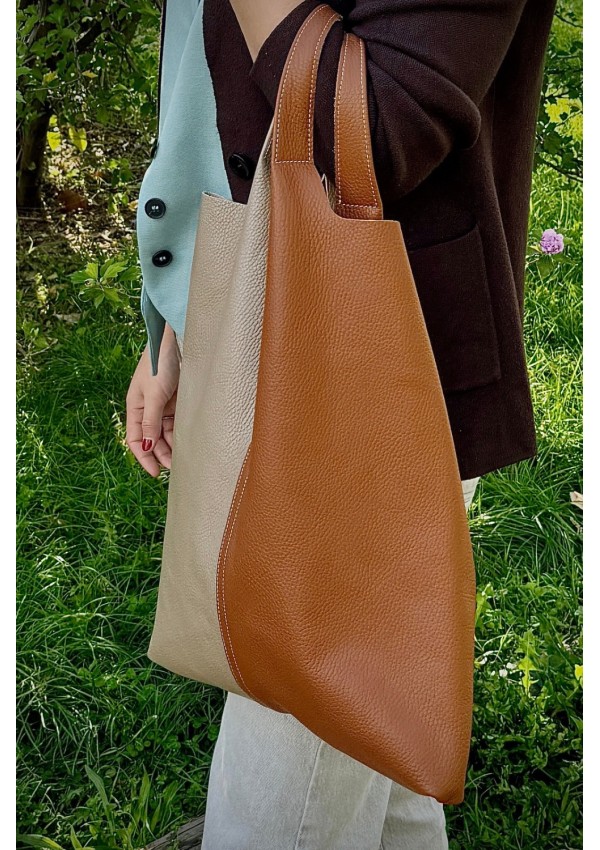 Bolso Tote Bicolor